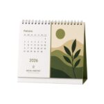 Desk Wire-Bound Calendar